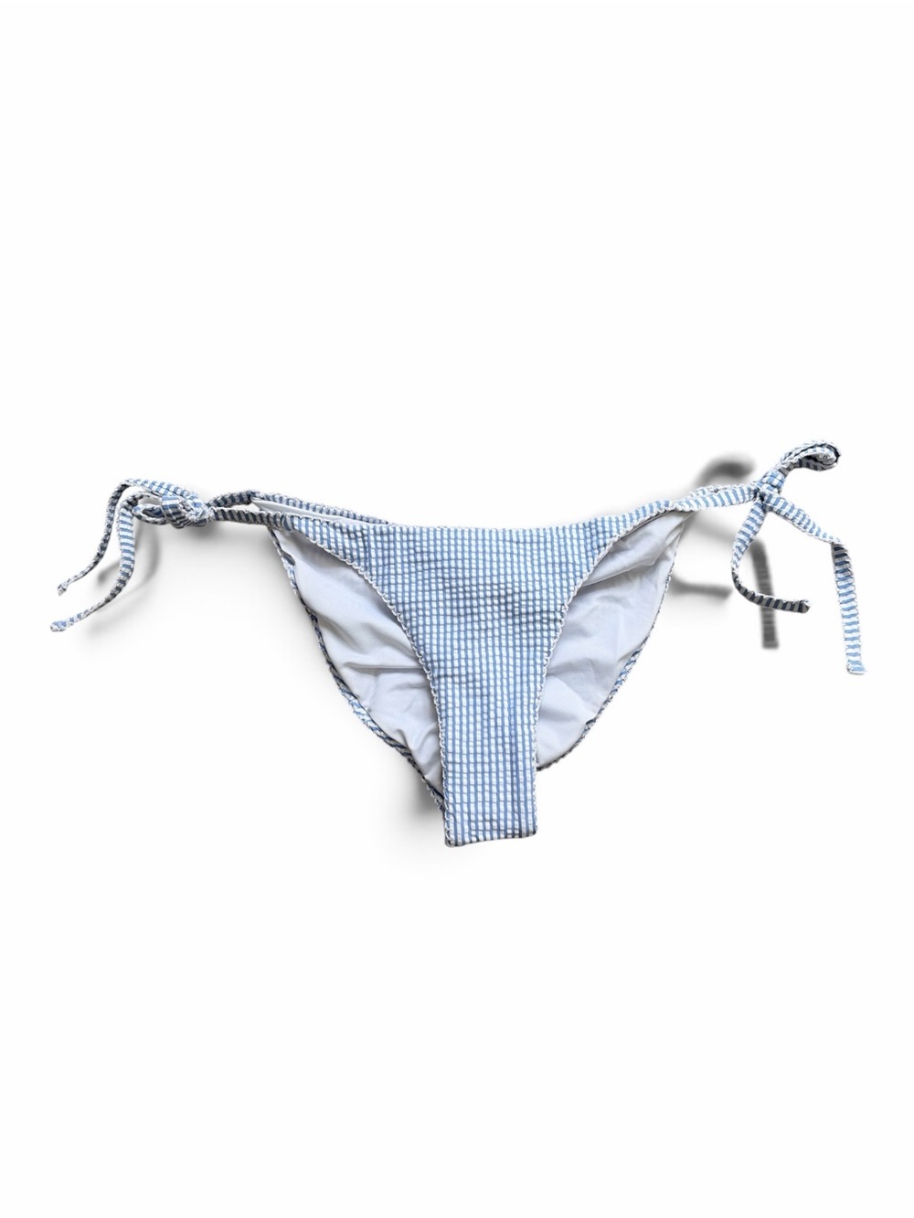 Agua Bendita Tie-Side Bikini Bottom in Light Blue Large